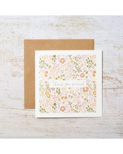 DITSY FLORAL THANK YOU SO MUCH CARD