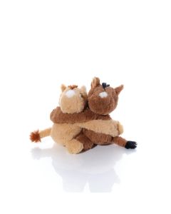 HORSE HUGGING PLUSH DOUBLE TOY