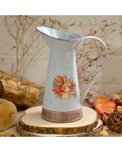 TOADSTOOL TALES METAL JUG WITH WOODLAND ANIMALS NOT SUITABLE FOR WATER