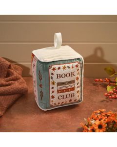 COSY CHAPTER BOOK STACK POLYESTER DOORSTOP