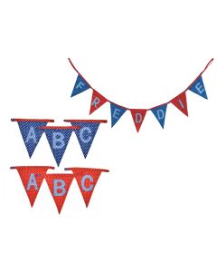 BUNTING LETTERS (A-Z) - 4/PK