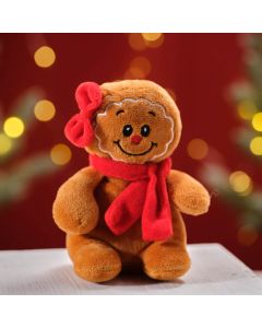 CHRISTMAS BEANIE PLUSH GINGERBREAD MAN