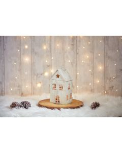 METAL HOUSE CANDLE HOLDER LARGE+