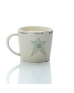 WELSH HOFFI COFFI STONEWARE GREY STAR MUG
