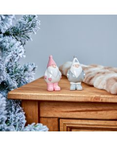 SMALL PINK/GREY SANTA 2 ASSTD++++