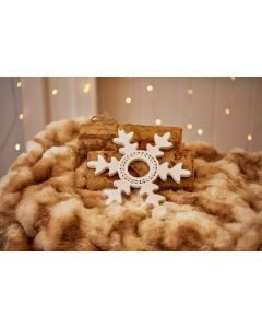 SNOWFLAKE BEAD HANGER+++