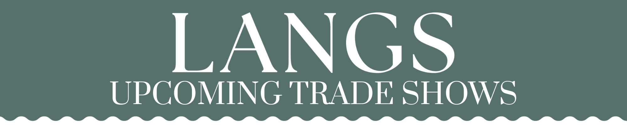 Trade show announcement
